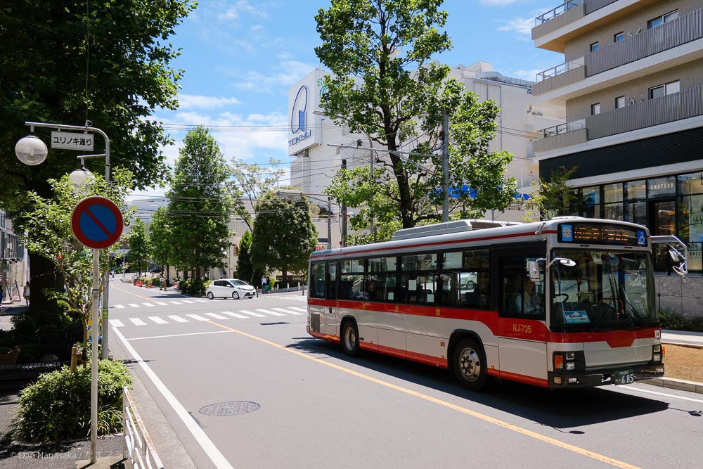 たまプラーザ ユリノキ通りと東急バス