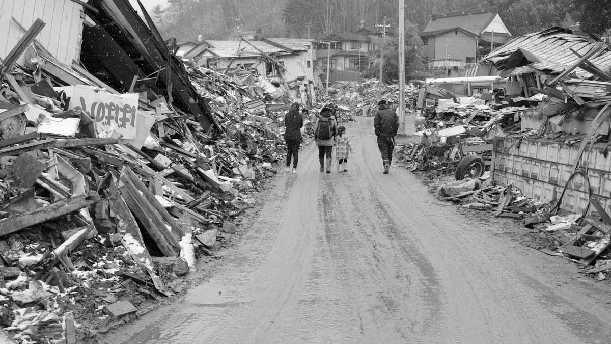 大地震の後