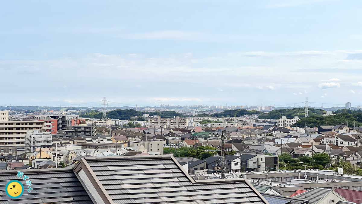 横浜市北部の街並み