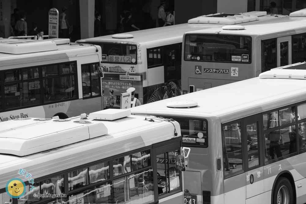 渋谷駅東口のバス乗り場