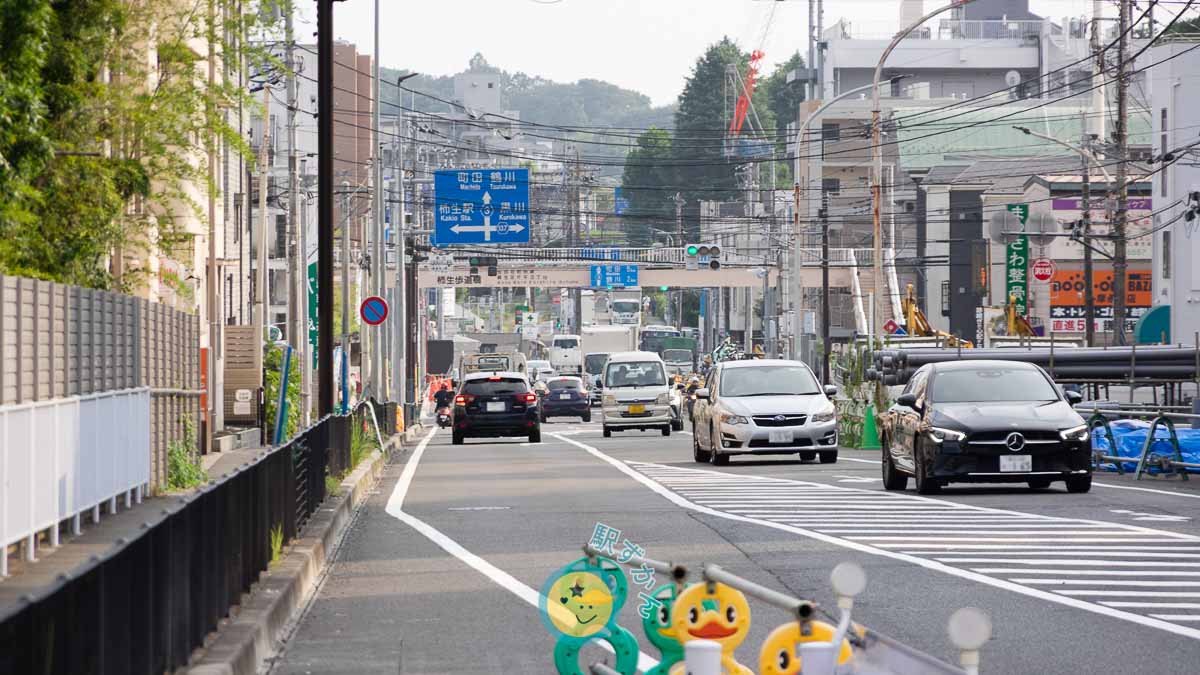 津久井道・柿生付近
