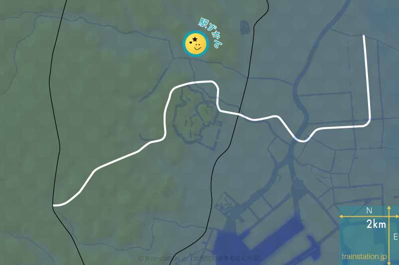東京の地下鉄路線図クイズ第１問