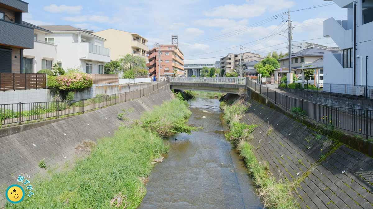 早渕川と東名高速