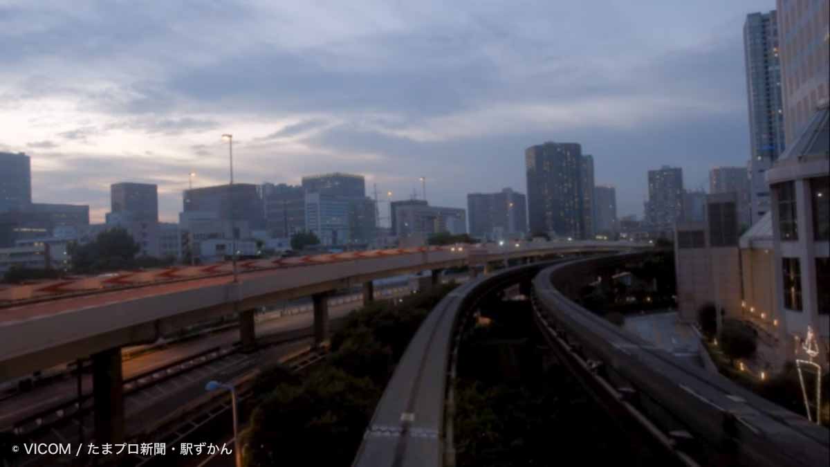 東京モノレールからの夕景