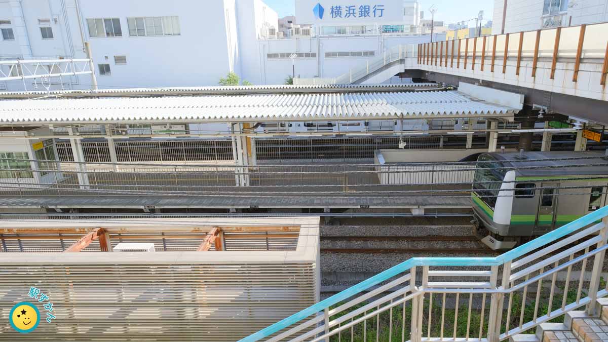 横浜線中山駅ホーム