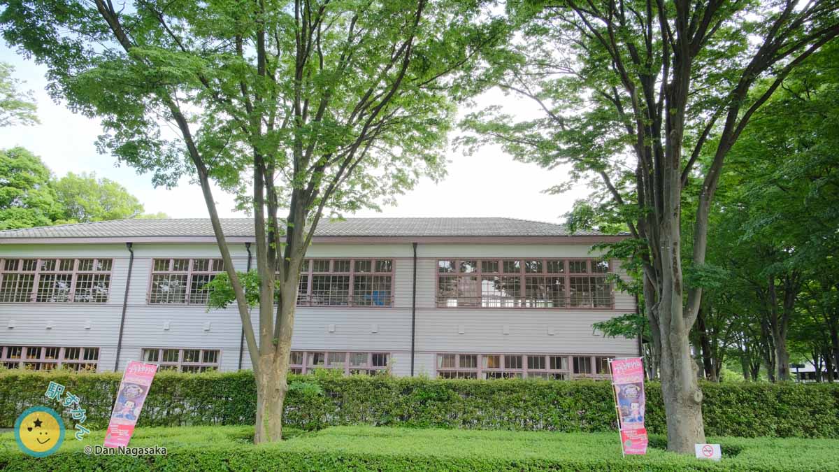 府中市郷土の森博物館にある昭和初期の小学校校舎