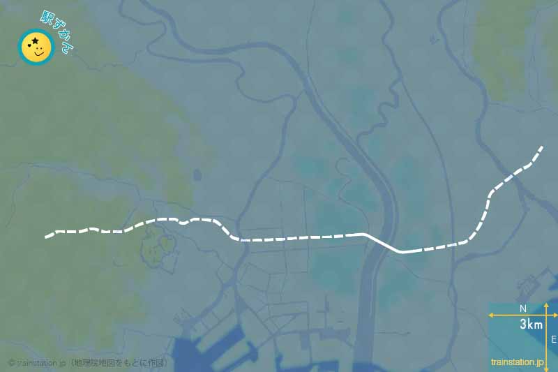 東京の地下鉄路線図クイズ3問目