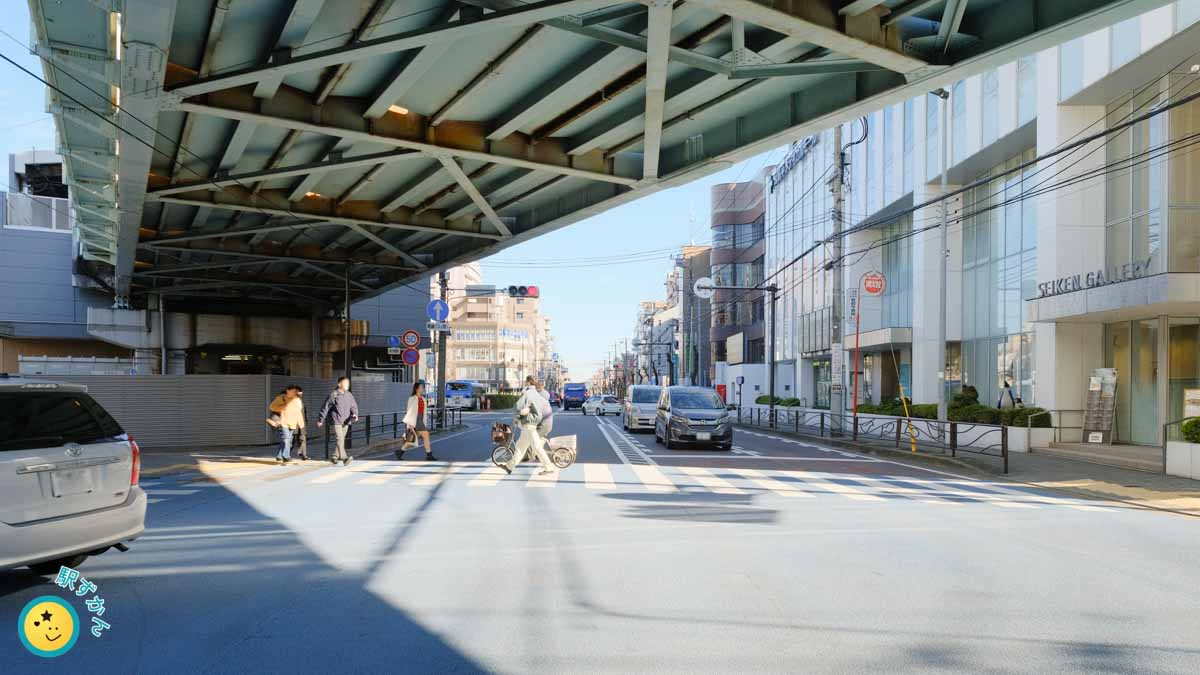 尻手黒川道路と宮前平駅