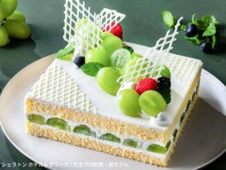 シャインマスカットのショートケーキ