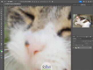 フォトショップでラスター画像を拡大