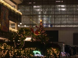 たまプラーザ駅のクリスマスツリー