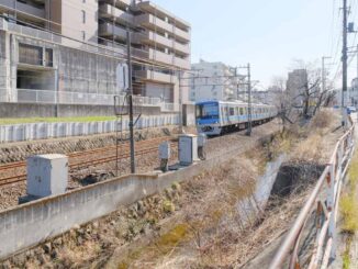 小田急小田原線と津久井道