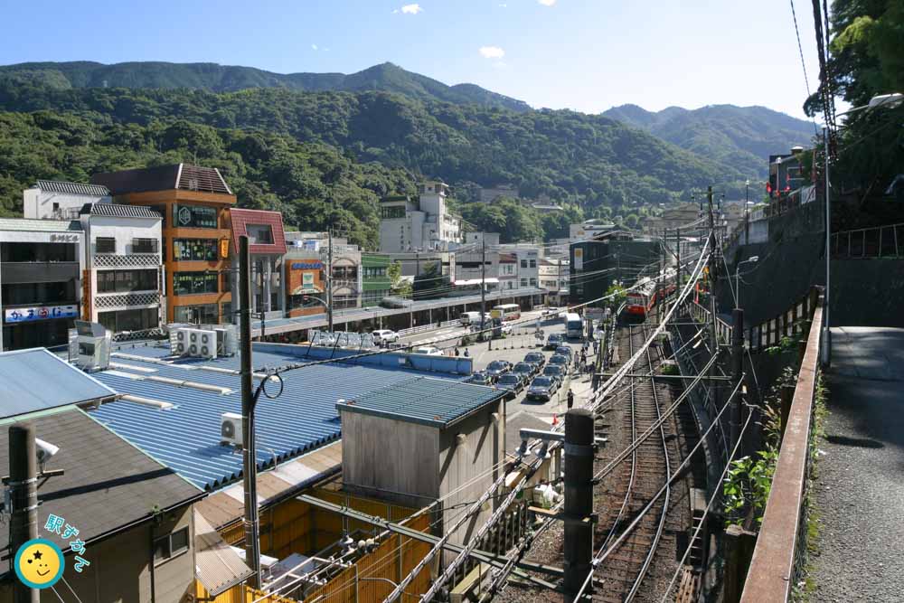 箱根湯本の街並み