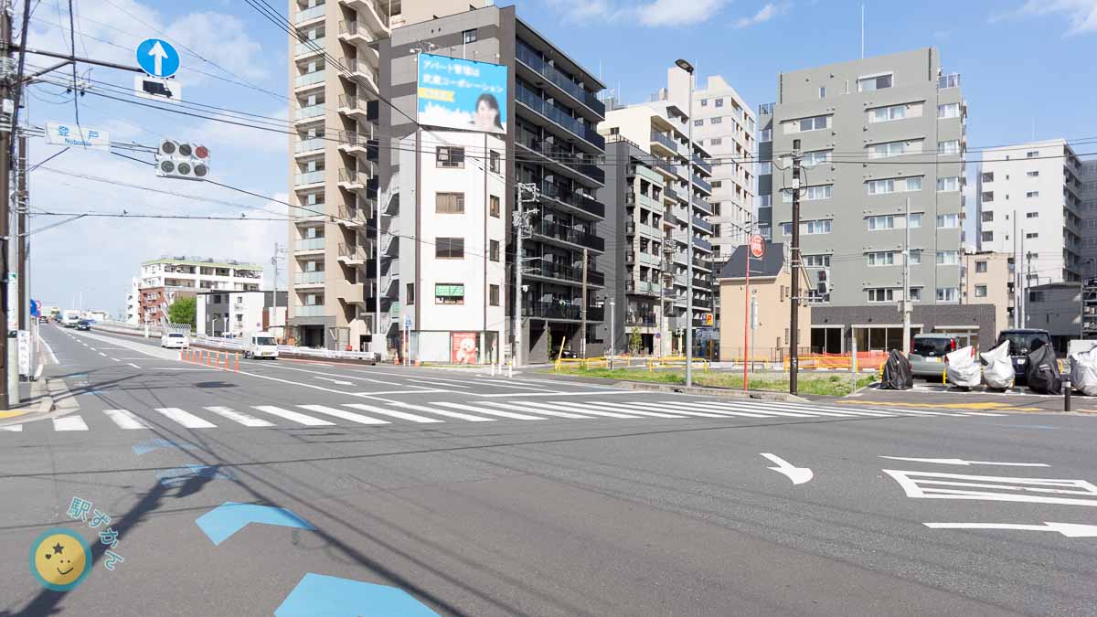 津久井道・登戸交差点