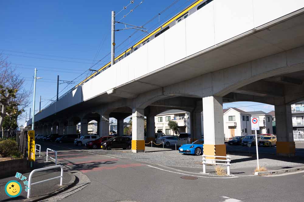 稲城市の南武線