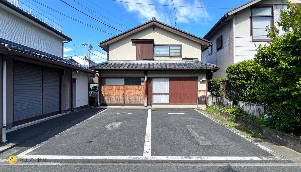 自宅の駐車場
