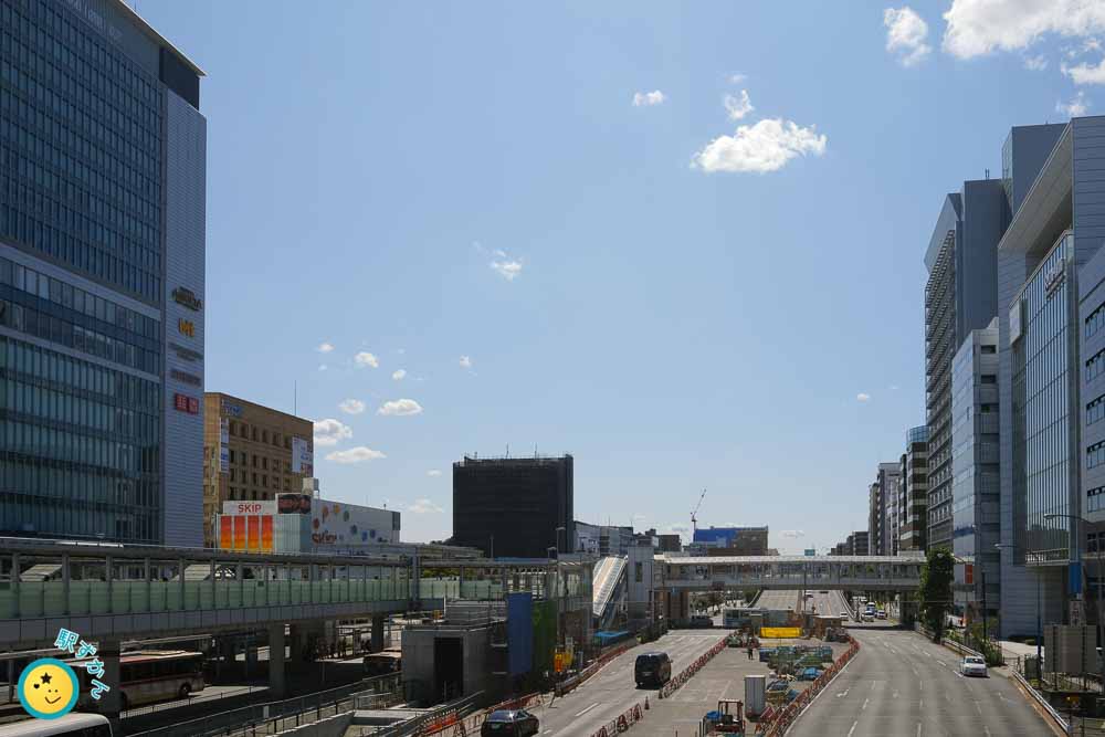 新横浜駅前 環状２号線 西谷方面