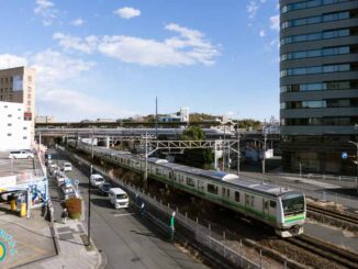 JR横浜線と東海道新幹線