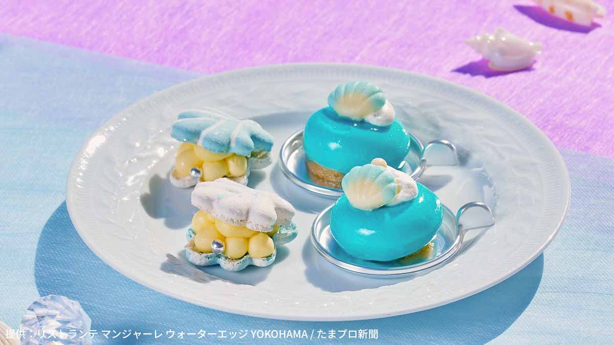 レモンとホワイトチョコのムース、トロピカル