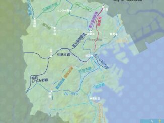 横浜市の鉄道路線図