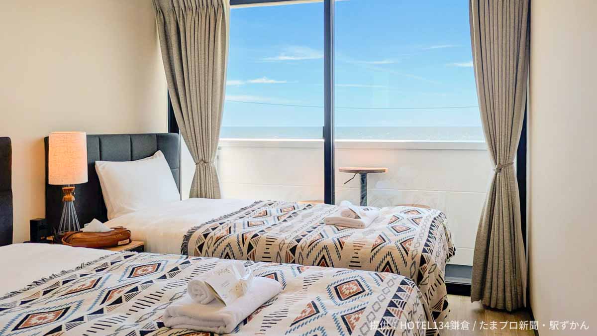 HOTEL134鎌倉は全室オーシャンフロントの客室