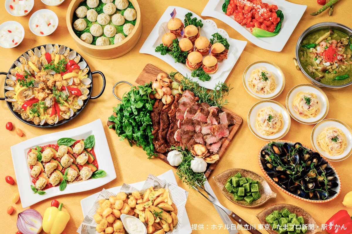 ゴールデンウィーク ステーキ食べ放題と世界のグルメブッフェ