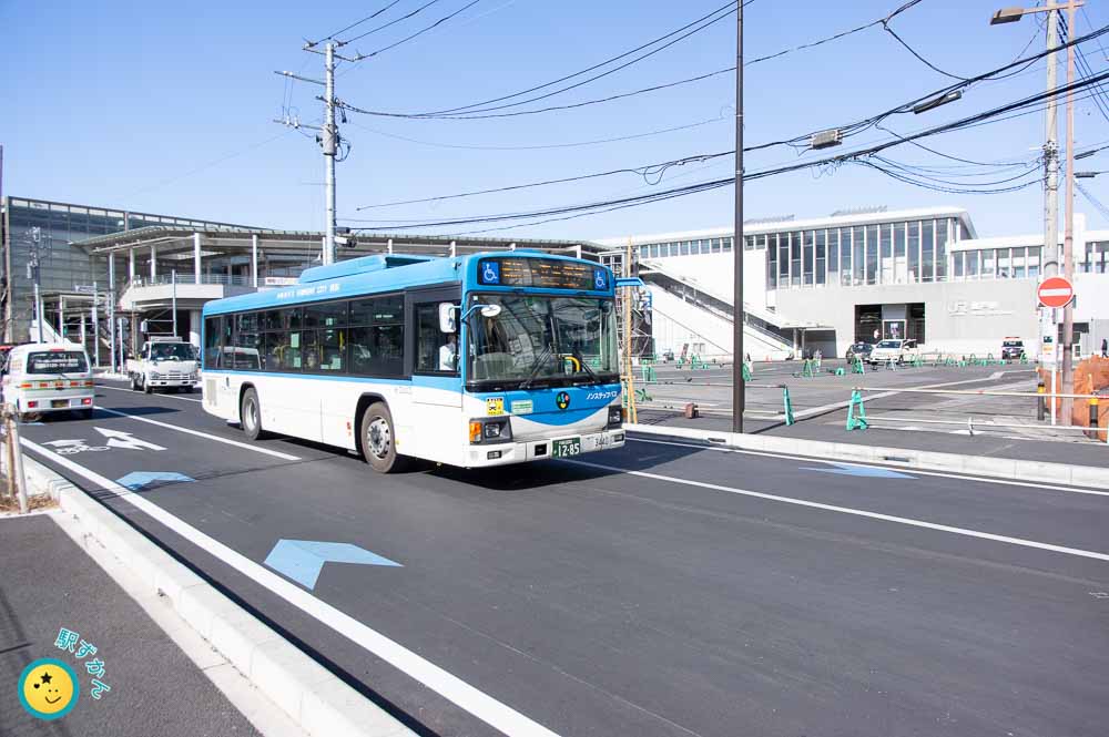 川崎市バスと登戸駅生田緑地口