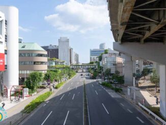 玉川通り（二子玉川駅・多摩川方面）
