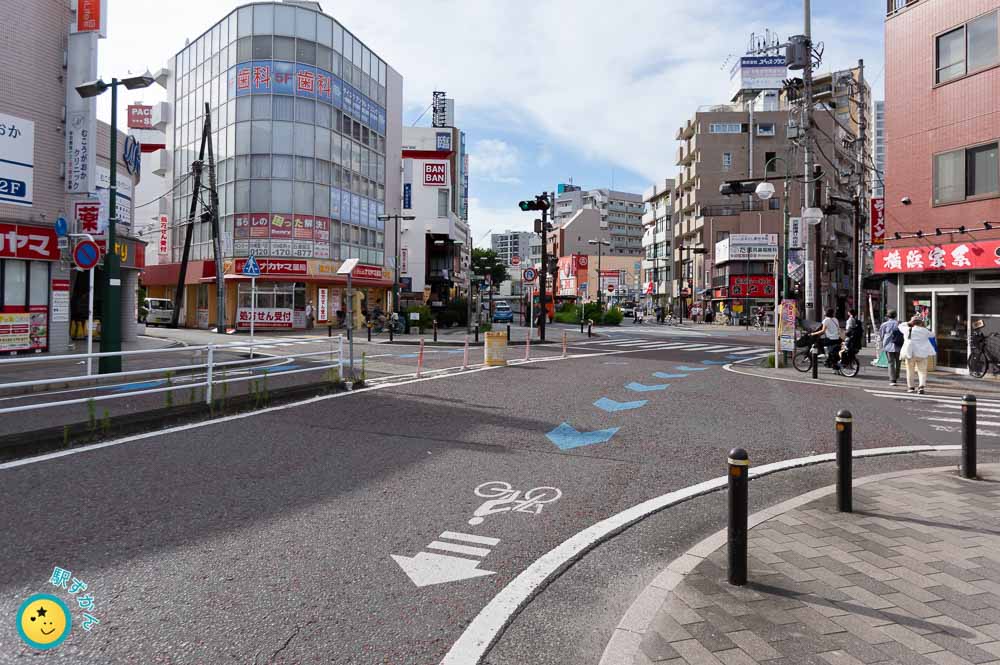 道路『登戸駅線』登戸駅方面