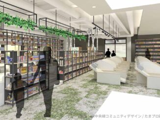 ネカフェのマンガコーナー蔵書の休憩スペース