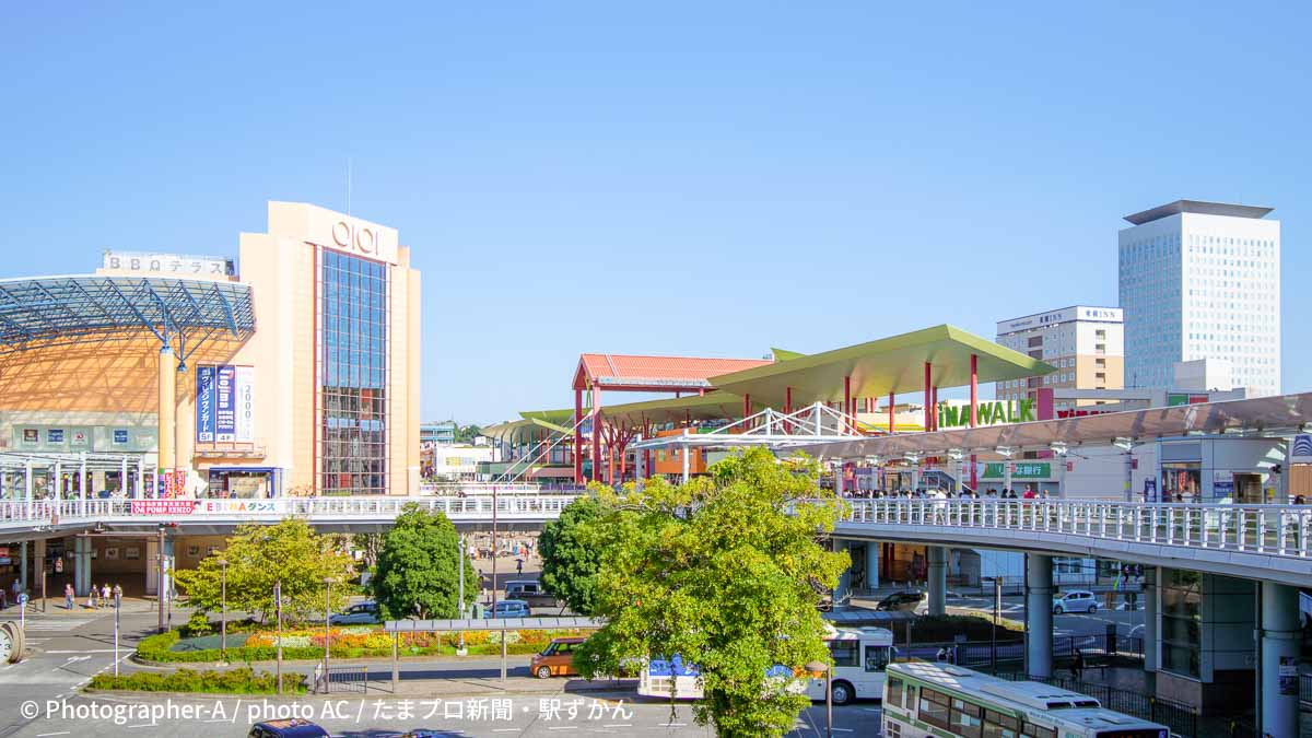 ビナウォークと海老名駅東口ロータリー