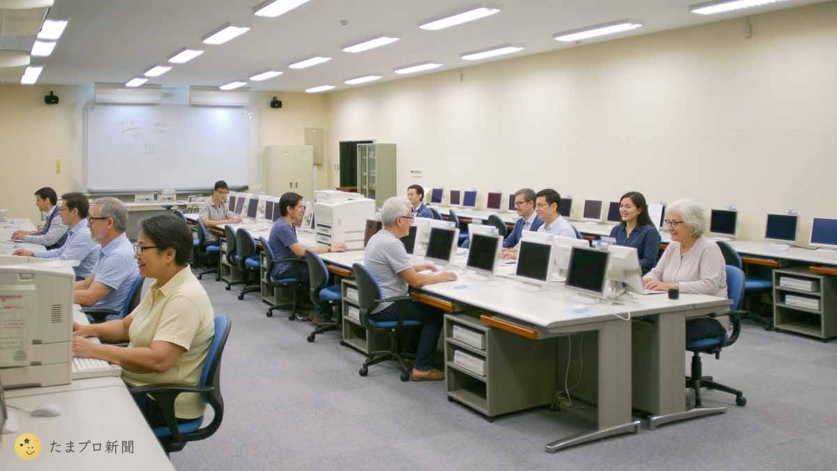 文化施設のパソコン教室