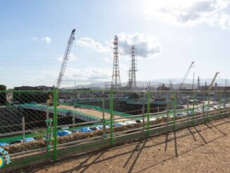 神奈川県駅（仮称）工事現場
