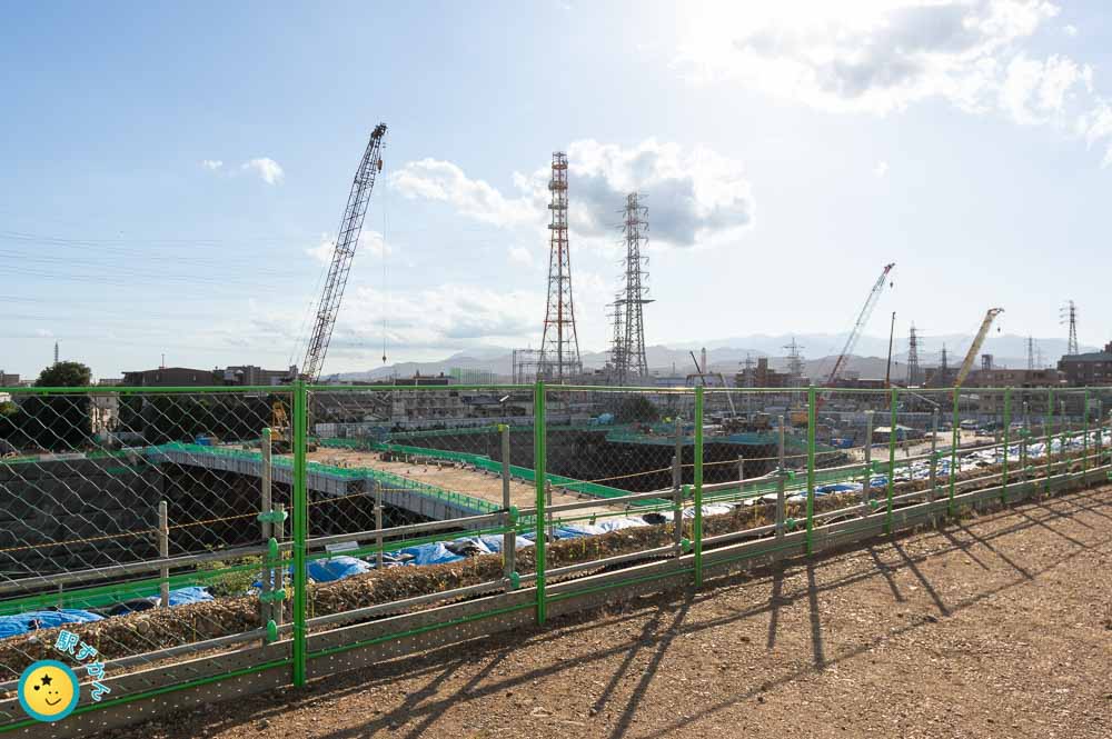 神奈川県駅（仮称）工事現場