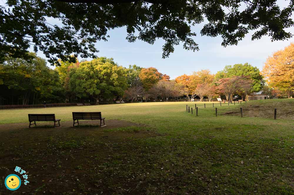 広場と歳勝土遺跡エリア