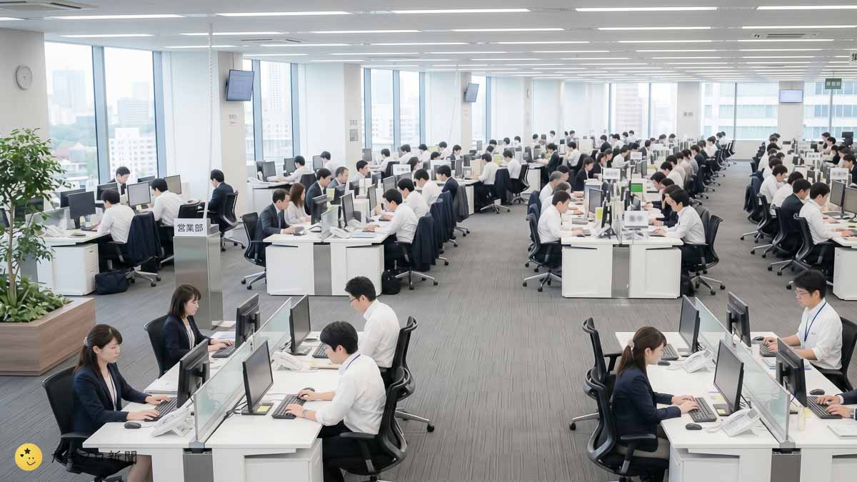 大企業のオフィスフロア