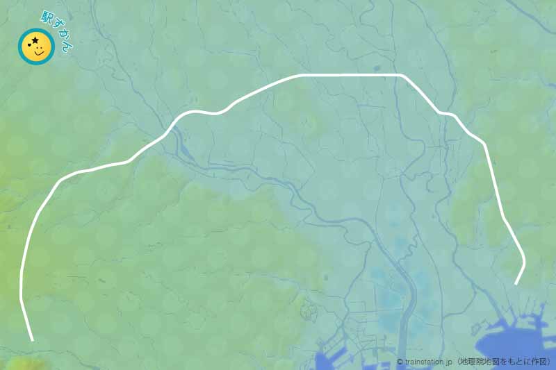 鉄道路線図クイズ首都圏編 第23問