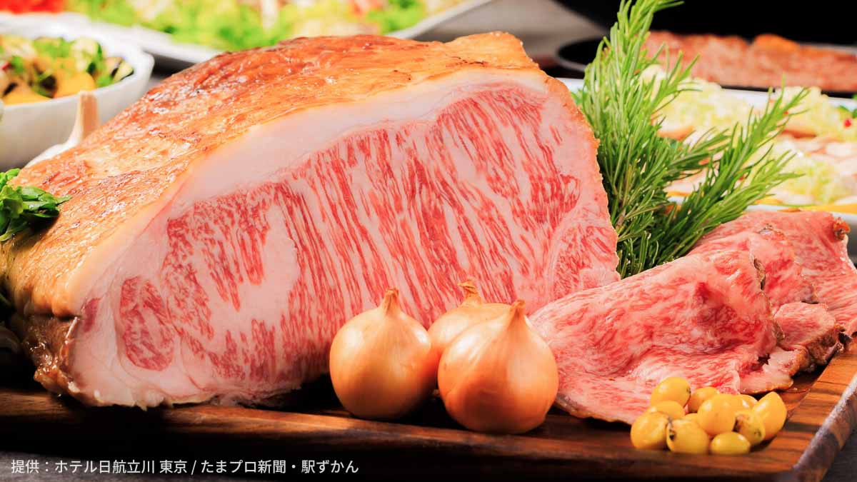 国産牛サーロインのローストビーフ