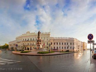 ウクライナ オデッサ市 Ekaterininskaya広場