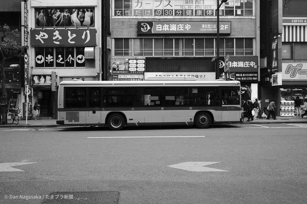 蒲田の東急バス
