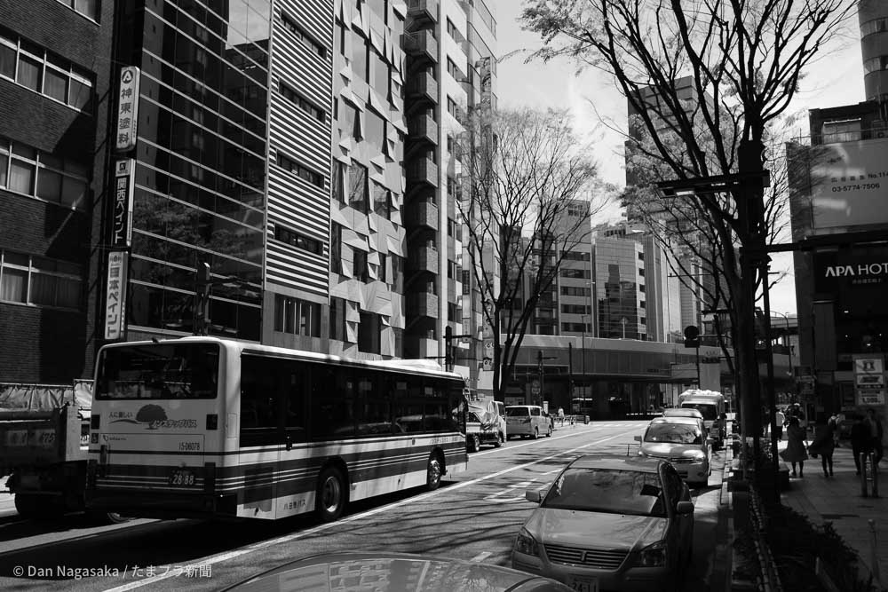 道玄坂の小田急バス