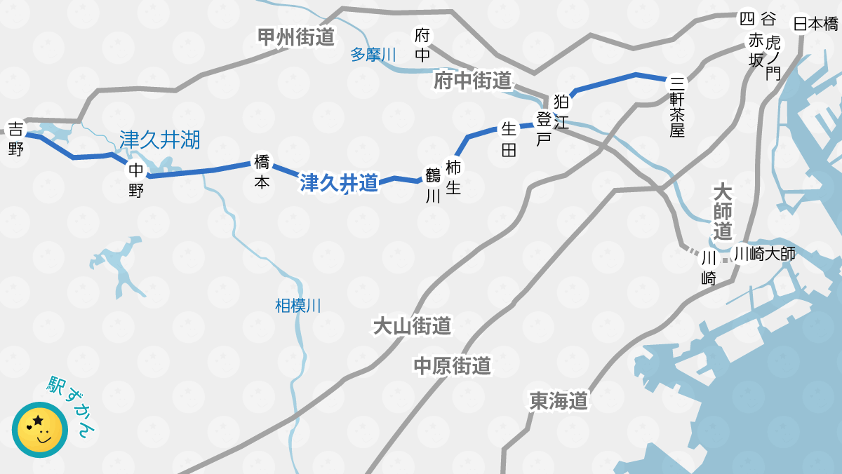 津久井道マップ